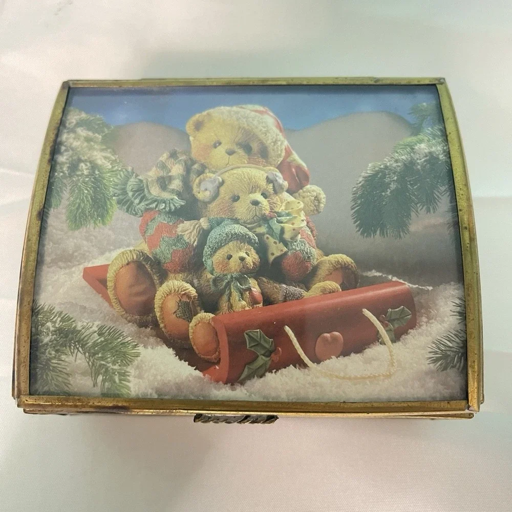 Cherished Teddies Beth And Blossom Music Box